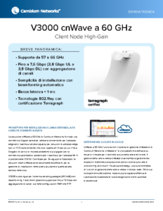 V3000 cnWave a 60 GHz