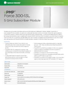 ePMP Force 300-13L 5GHz Subscriber Module