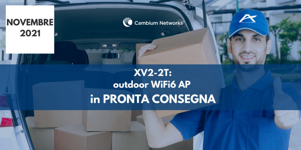XV2-2T: outdoor WiFi6 AP in pronta consegna