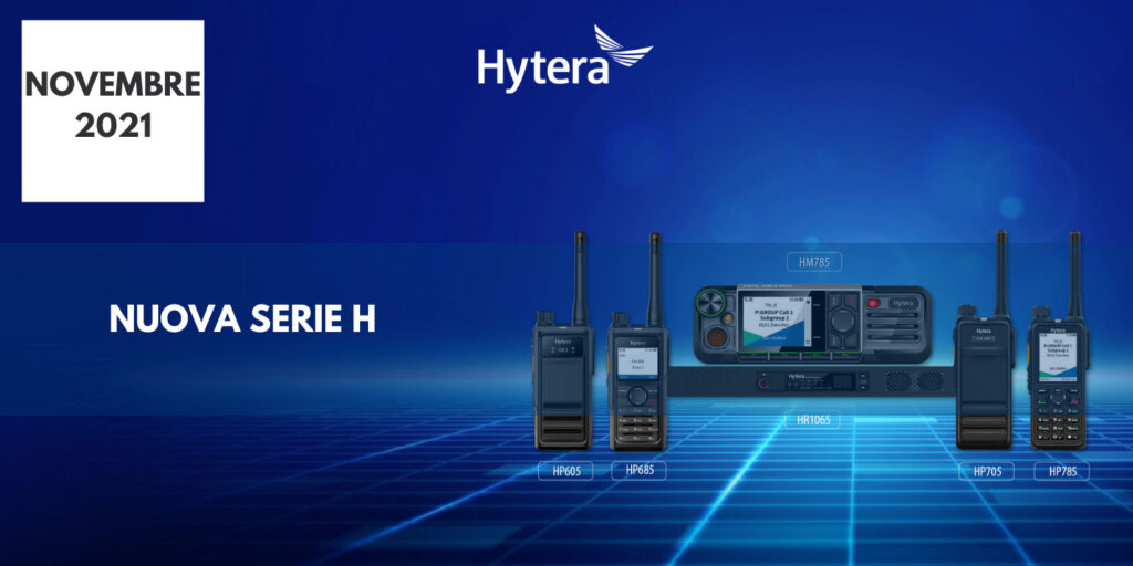 Nuova generazione di terminali DMR “serie H” di Hytera