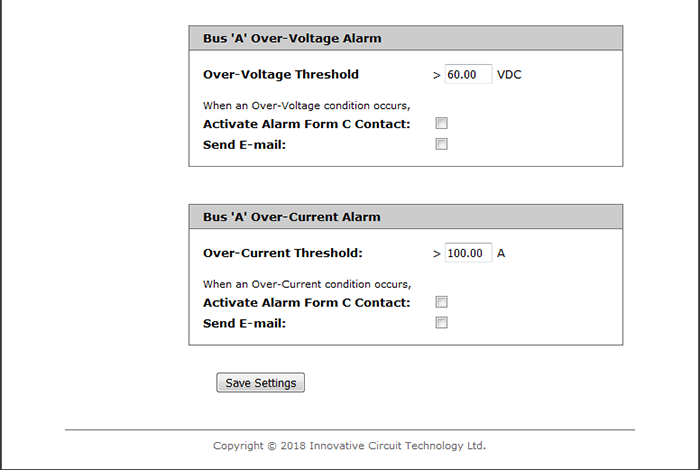 ict distribution series3 alarm