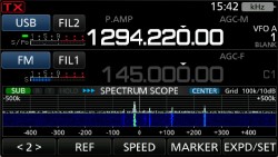 icom ic 9700 display