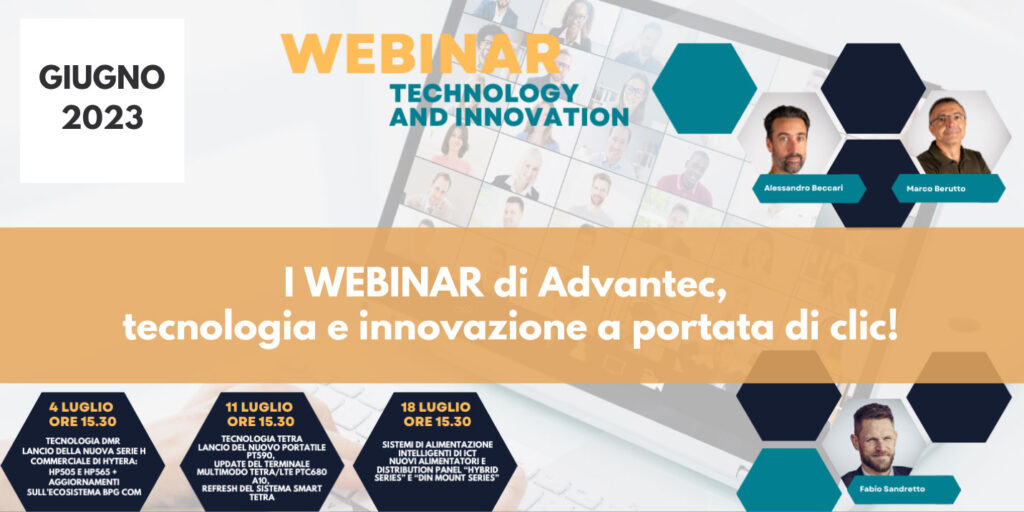 I martedì di Advantec: tecnologia e innovazione a portata di clic!