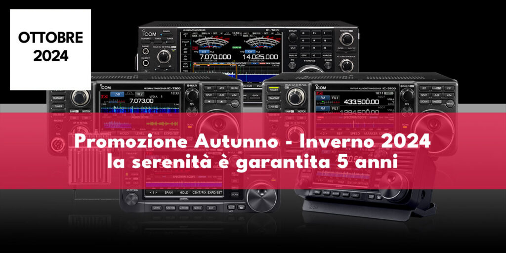ICOM: speciale promozione autunno inverno 2024